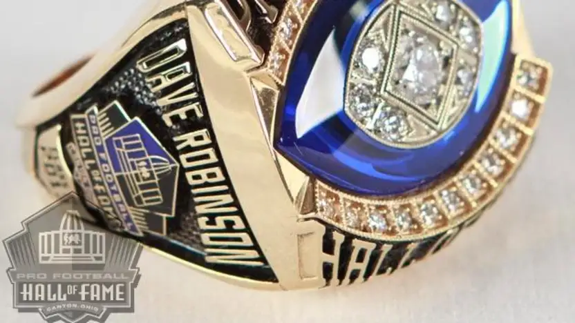image: Gallery Dave Robinson receives his Hall of Fame ring - image: 