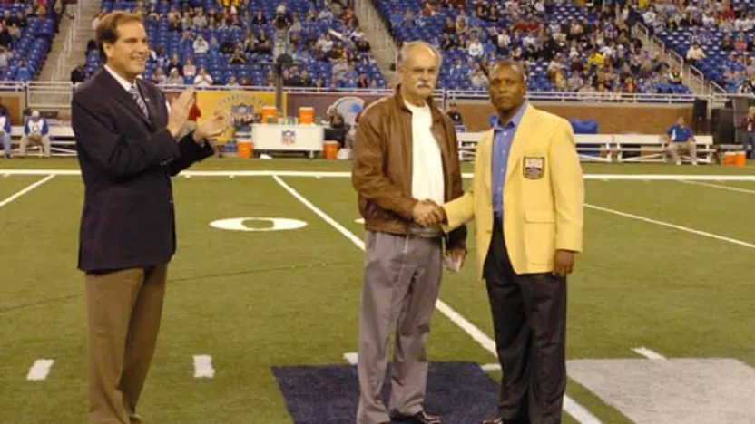 image: Gallery Sanders Receives HOF Ring - image: 