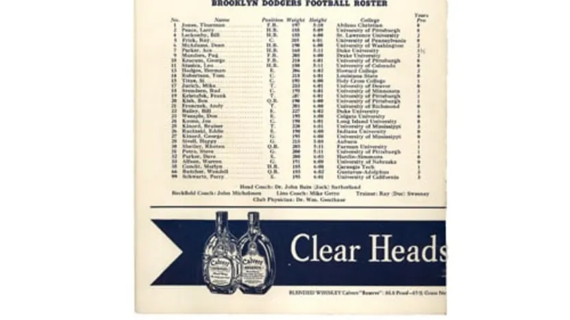 image: Gallery Game Program from Leemans' Day, December 7, 1941 - image: 