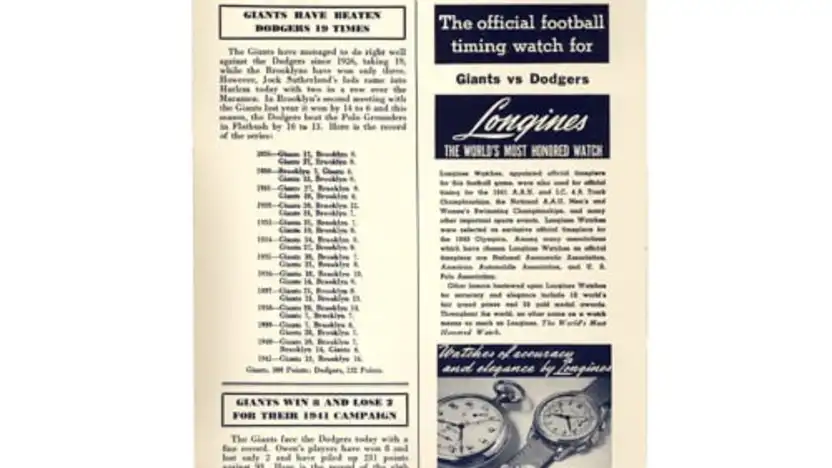 image: Gallery Game Program from Leemans' Day, December 7, 1941 - image: 