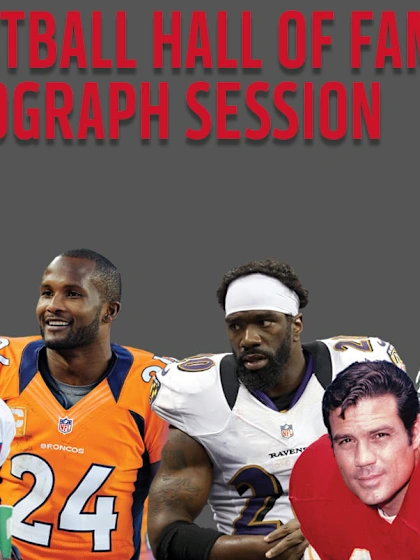 image: Pro Football Hall of Fame 2019 Autograph Session Presented by Panini