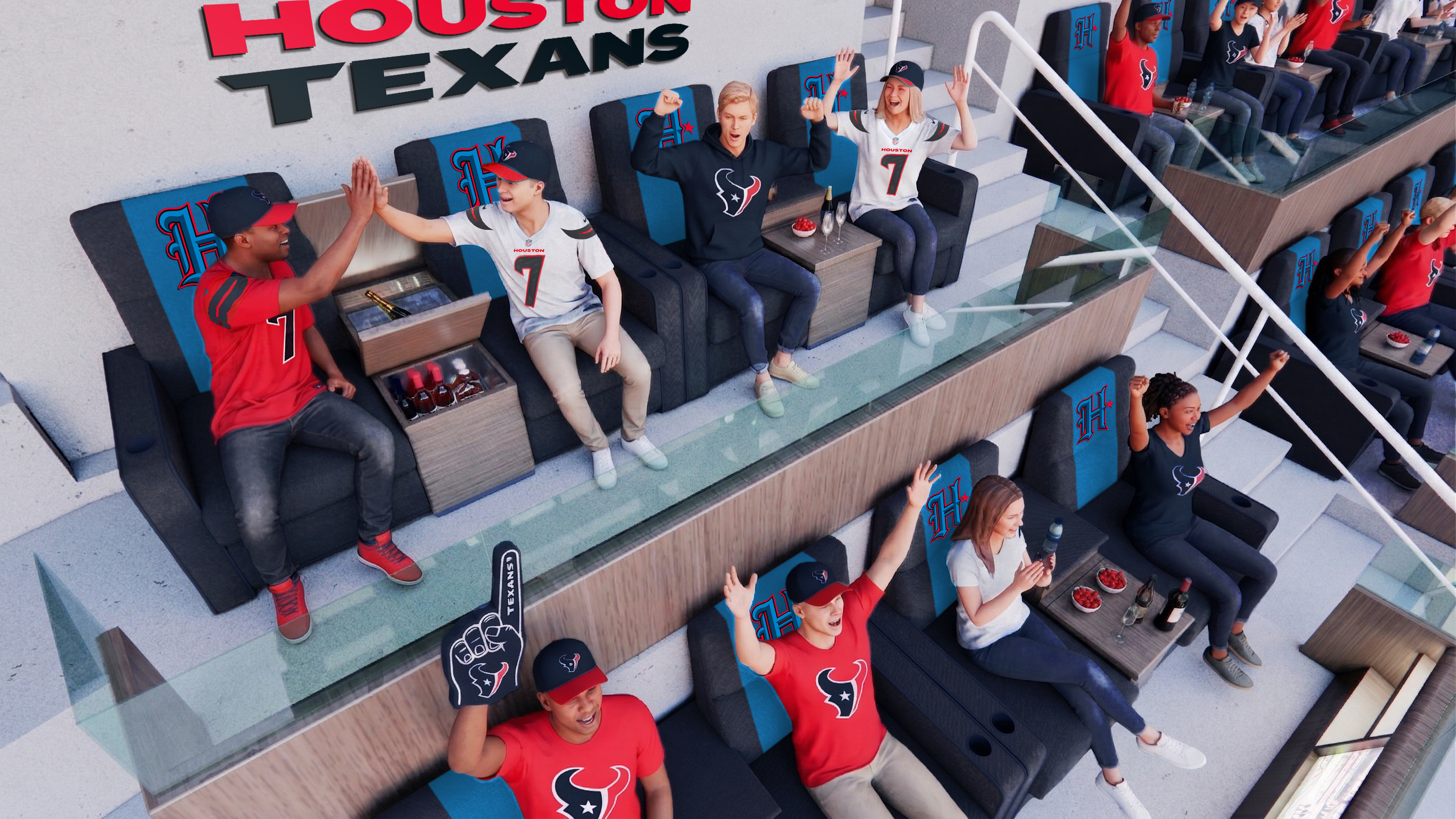Loge Box above view