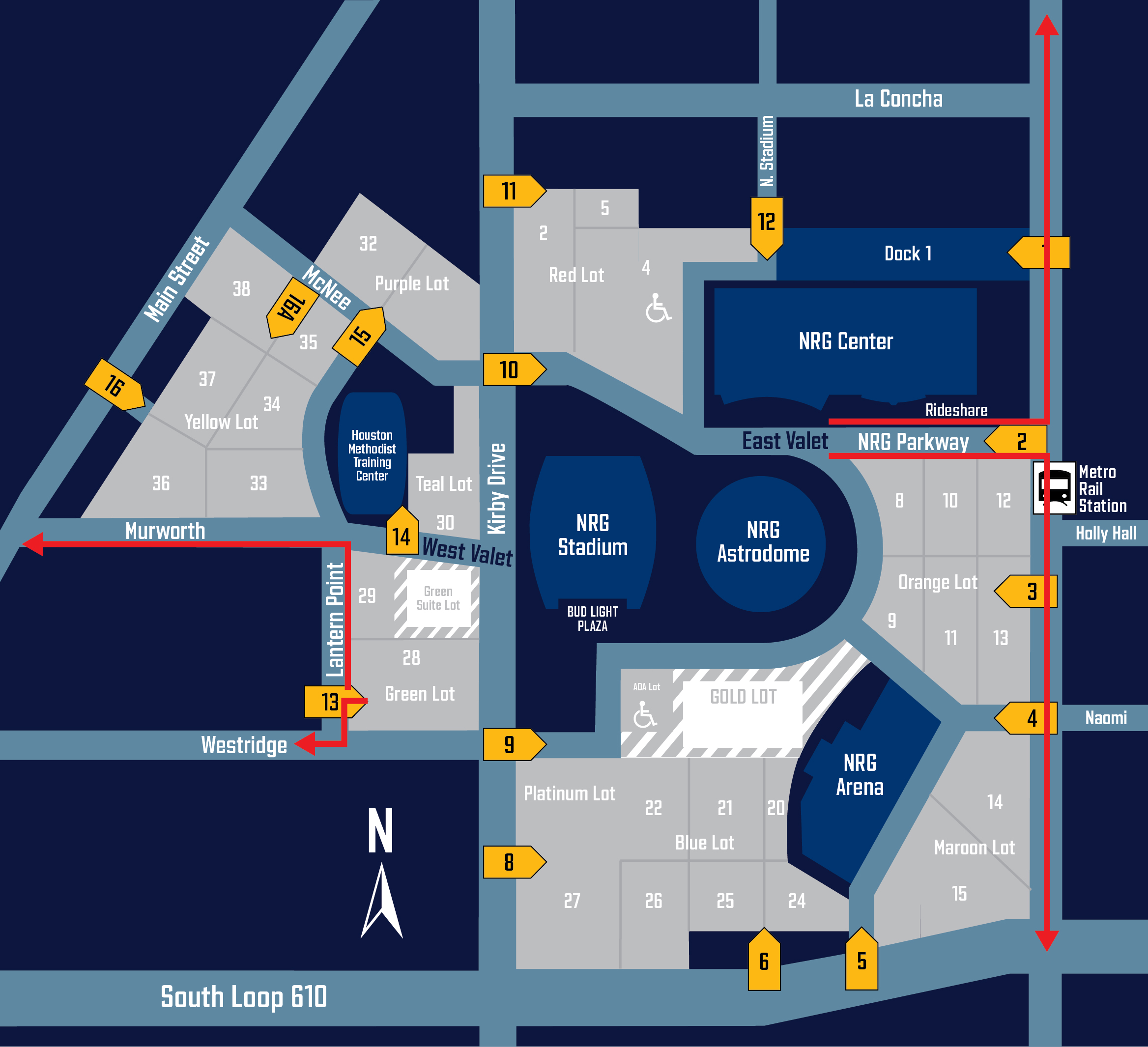 PARKING: Houston Texans vs. Tennessee Titans Tickets Sun, Dec 31