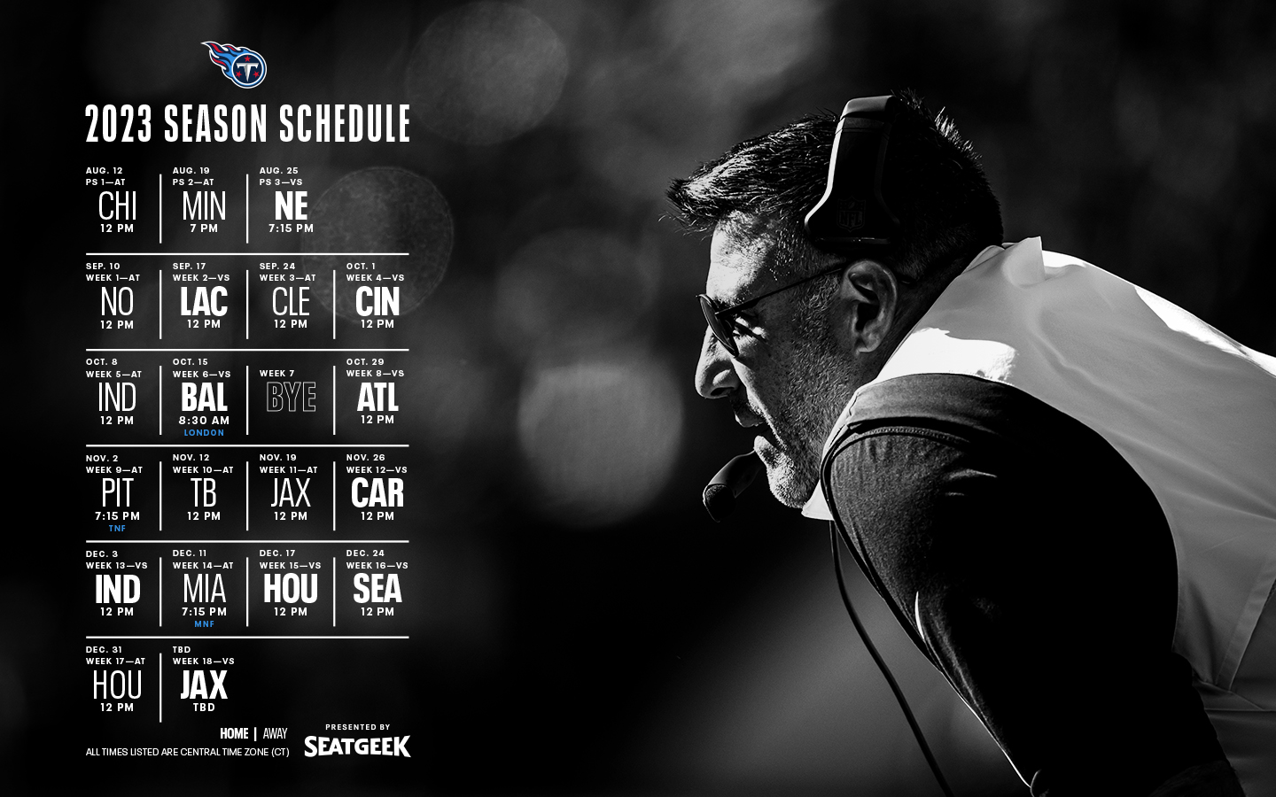 Tennessee Titans: Downloadable 2022 schedule wallpapers for mobile, desktop