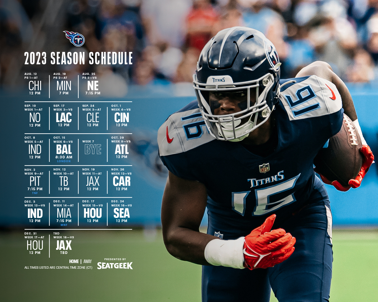 Tennessee Titans downloadable phone wallpaper featuring 2021 schedule