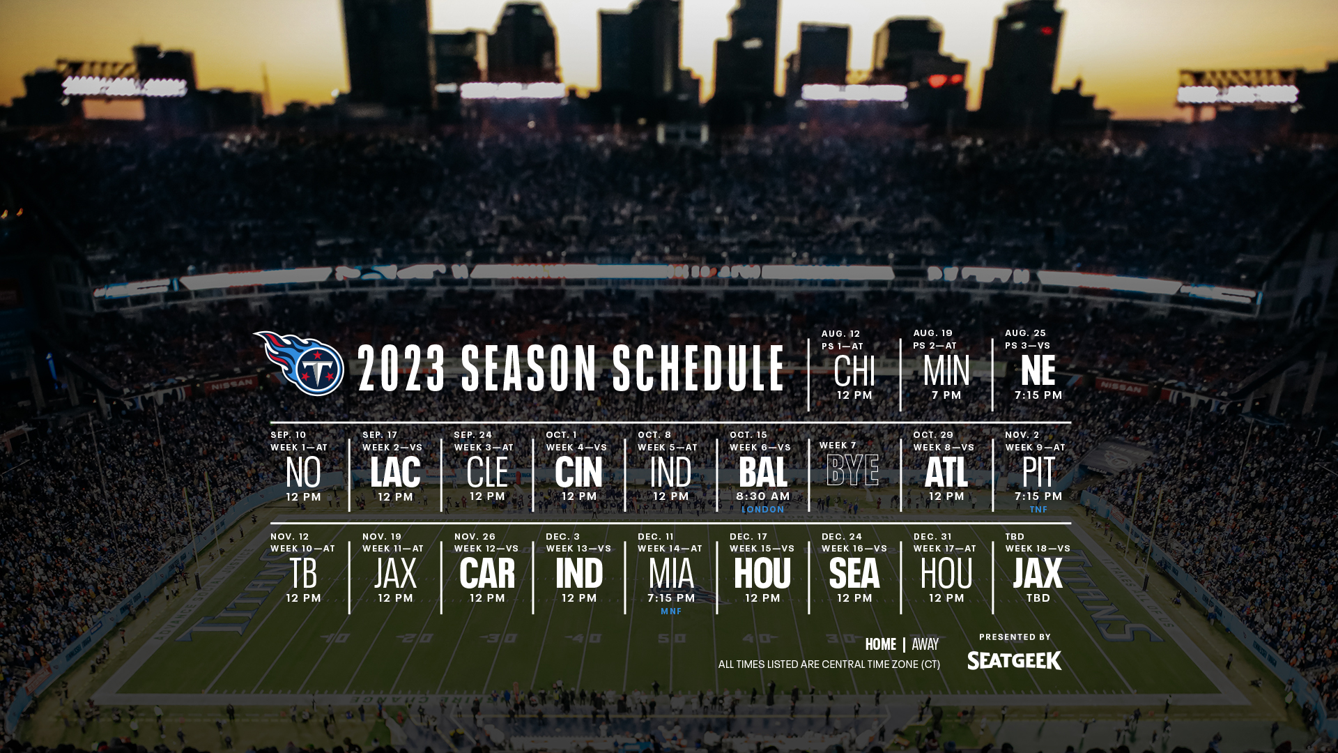 Tennessee Titans: Download 2022 schedule wallpaper for mobile, desktop