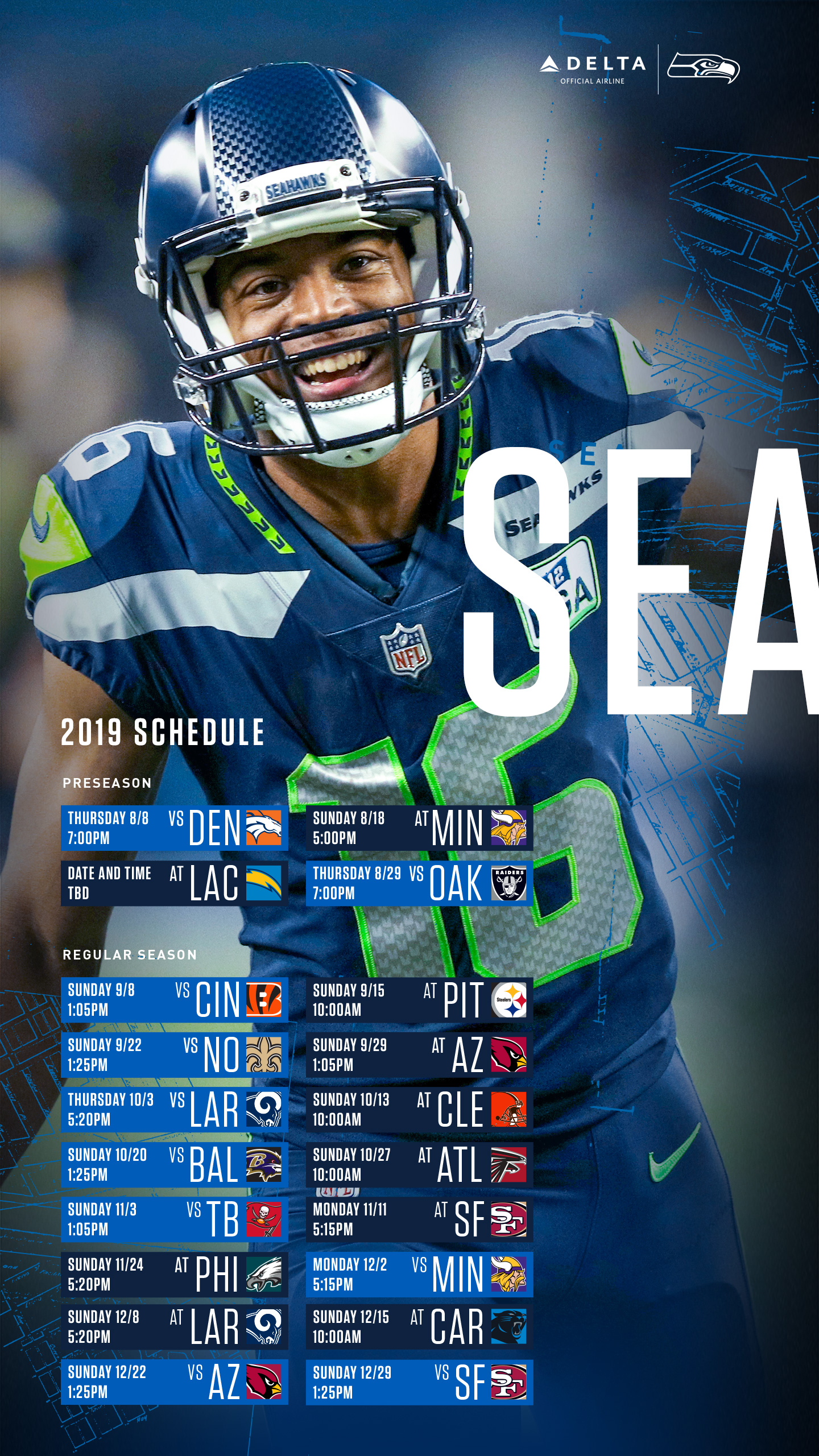 Seahawks Calendar 2024 Marne Sharona