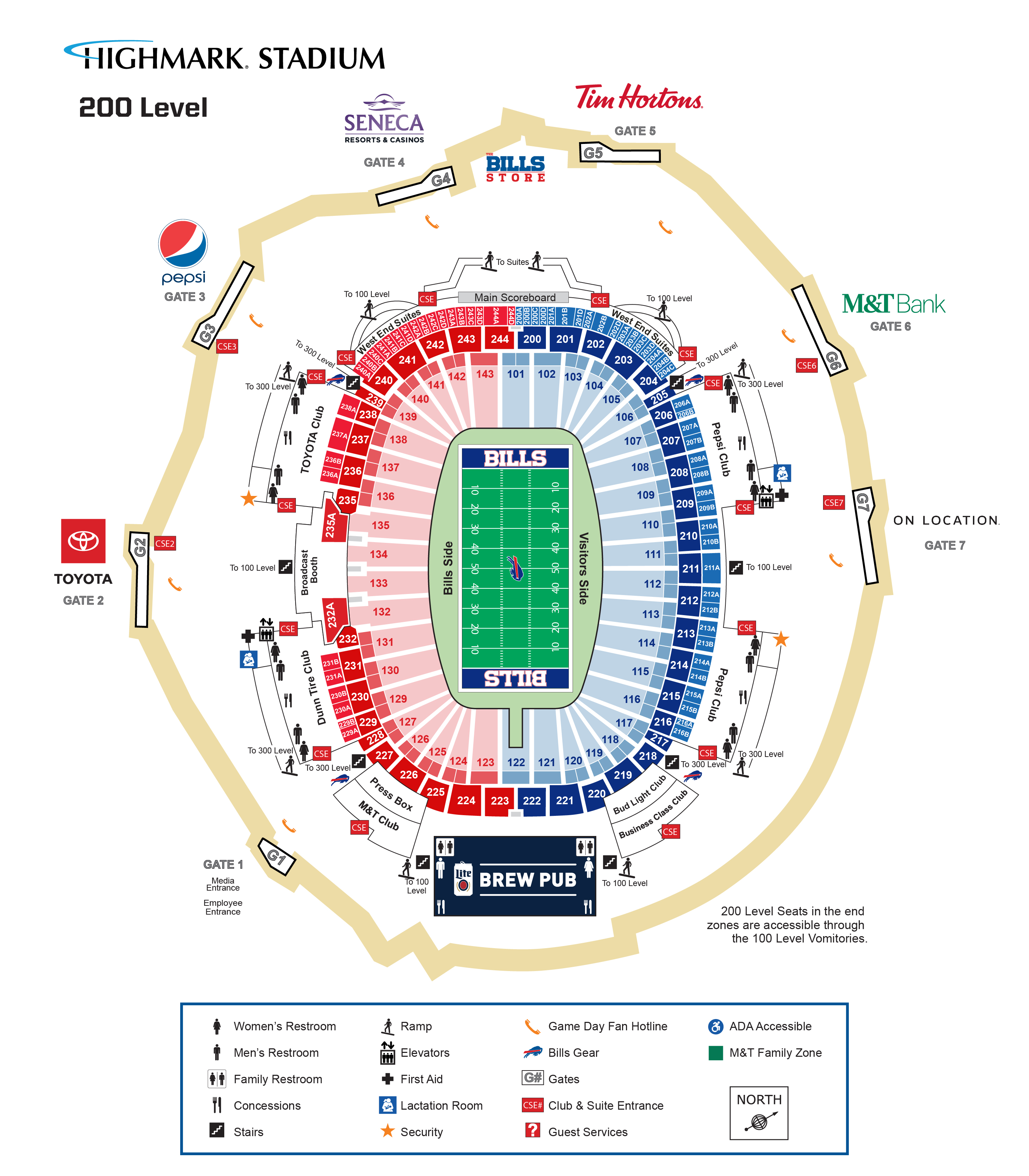 labatt blue zone new era field