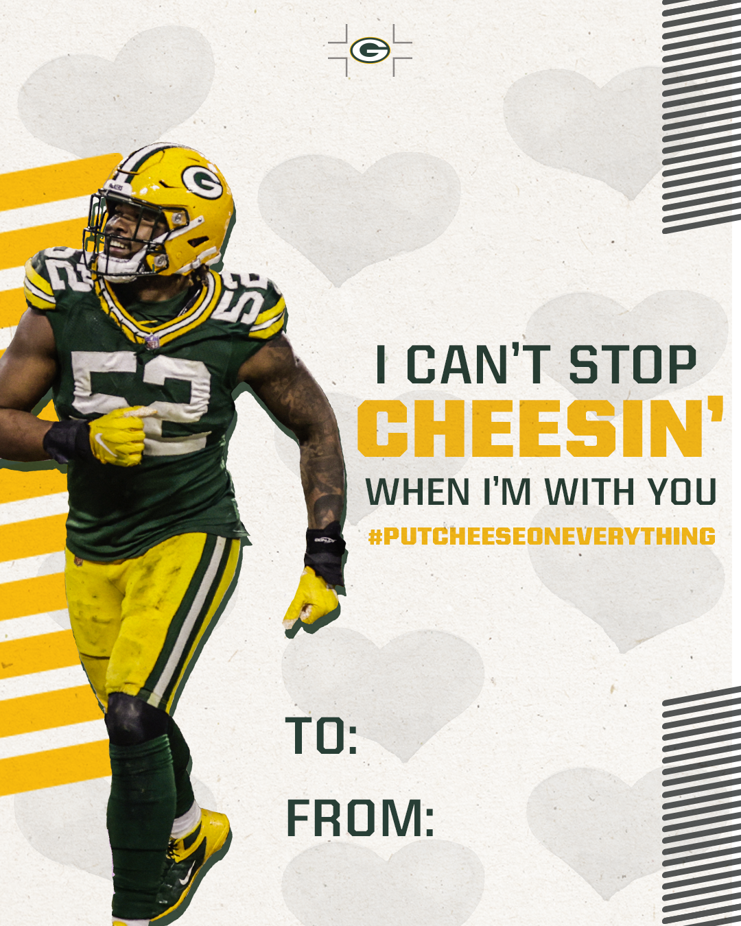 Packers Valentines | Green Bay Packers – 