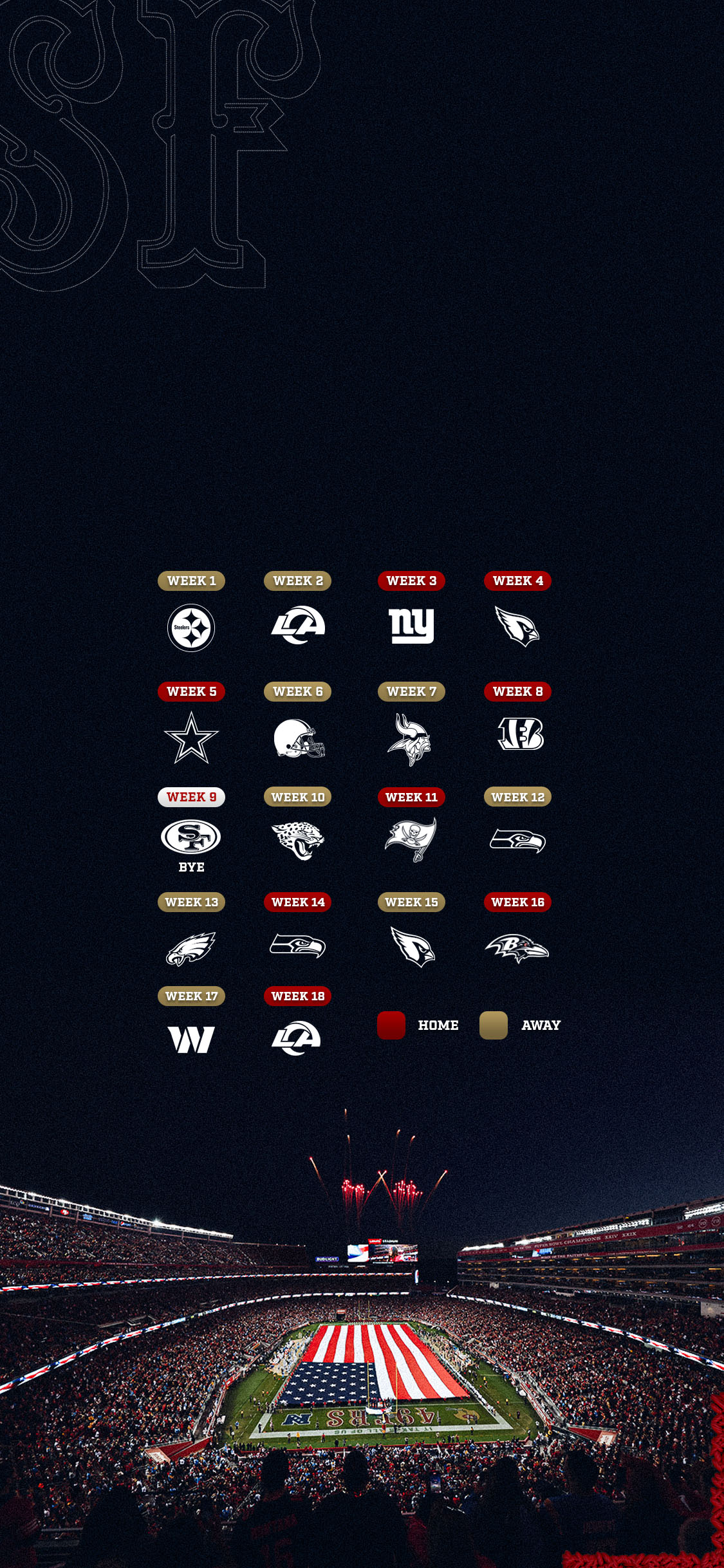 Download The Official Logo of the San Francisco 49ers Wallpaper