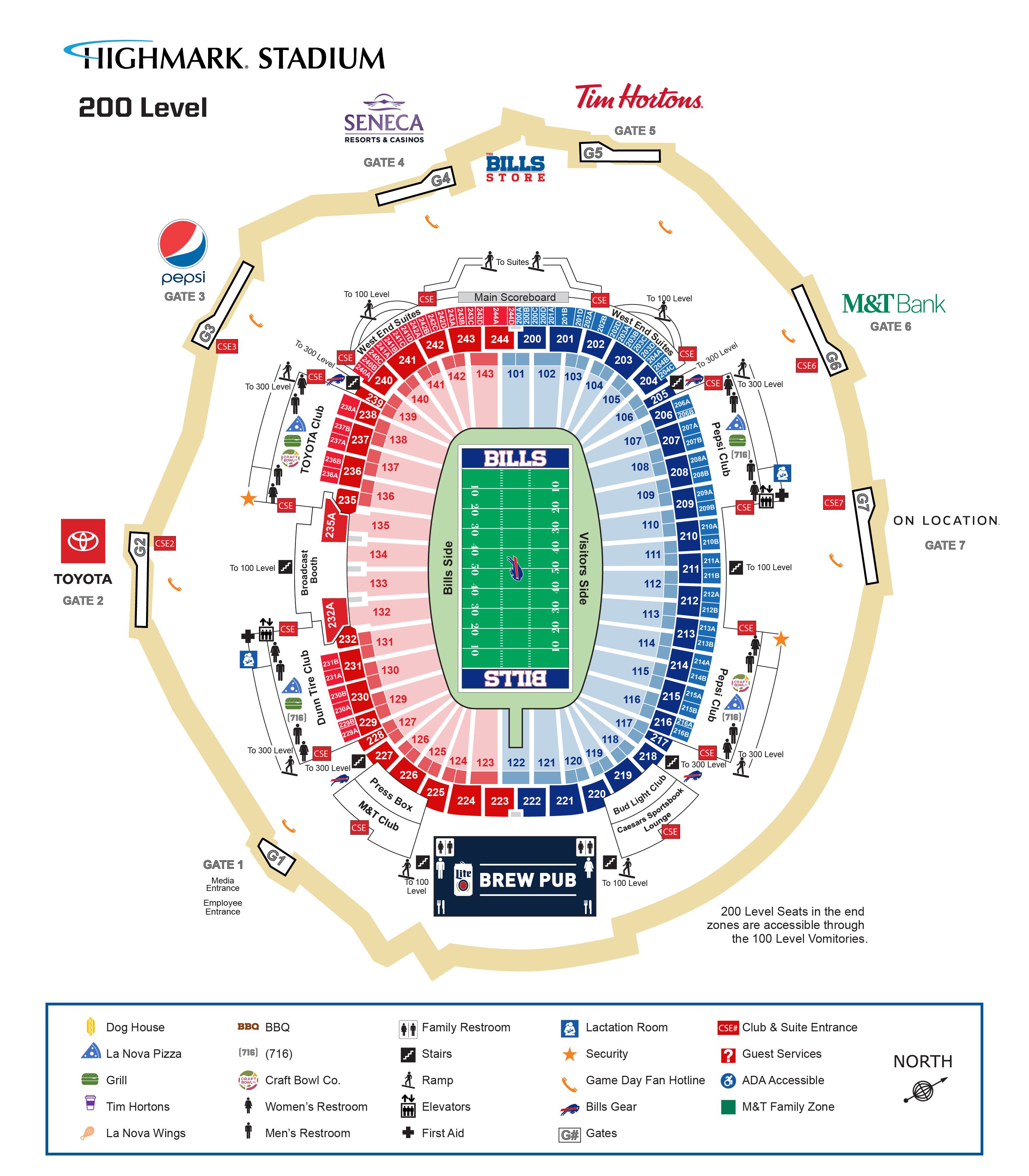 Highmark Stadium Seating Chart 