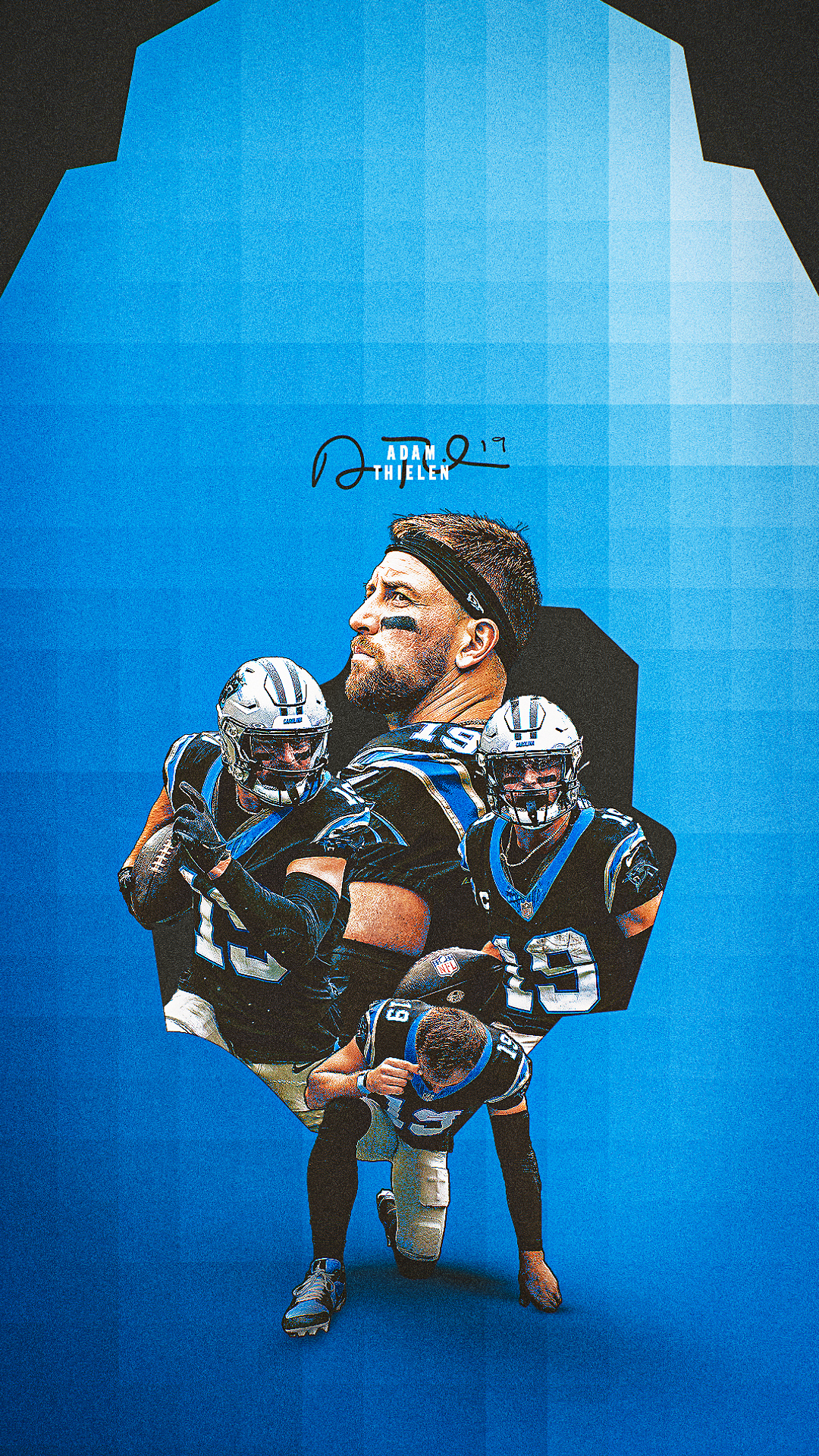 Carolina Panthers iPhone Wallpaper Home Screen - NFL Backgrounds