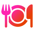 icon of a plate and silverware