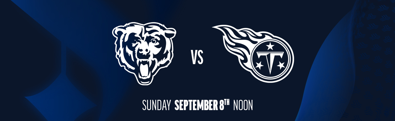 Gameday Guide - Tennessee Titans vs. Chicago Bears - September 8th, 2024 at Soldier Field - Brought to you by PNC