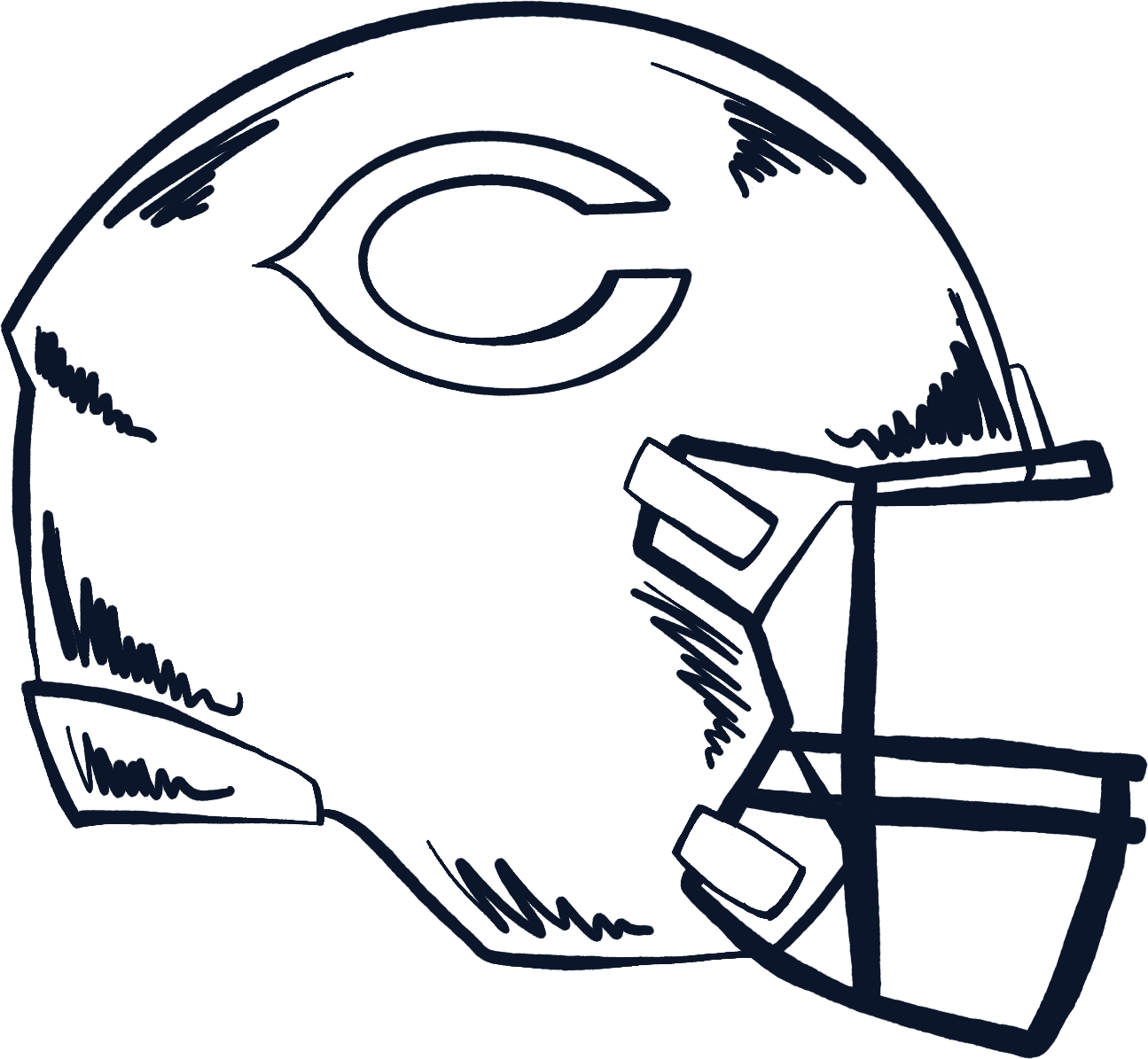 Bears helmet