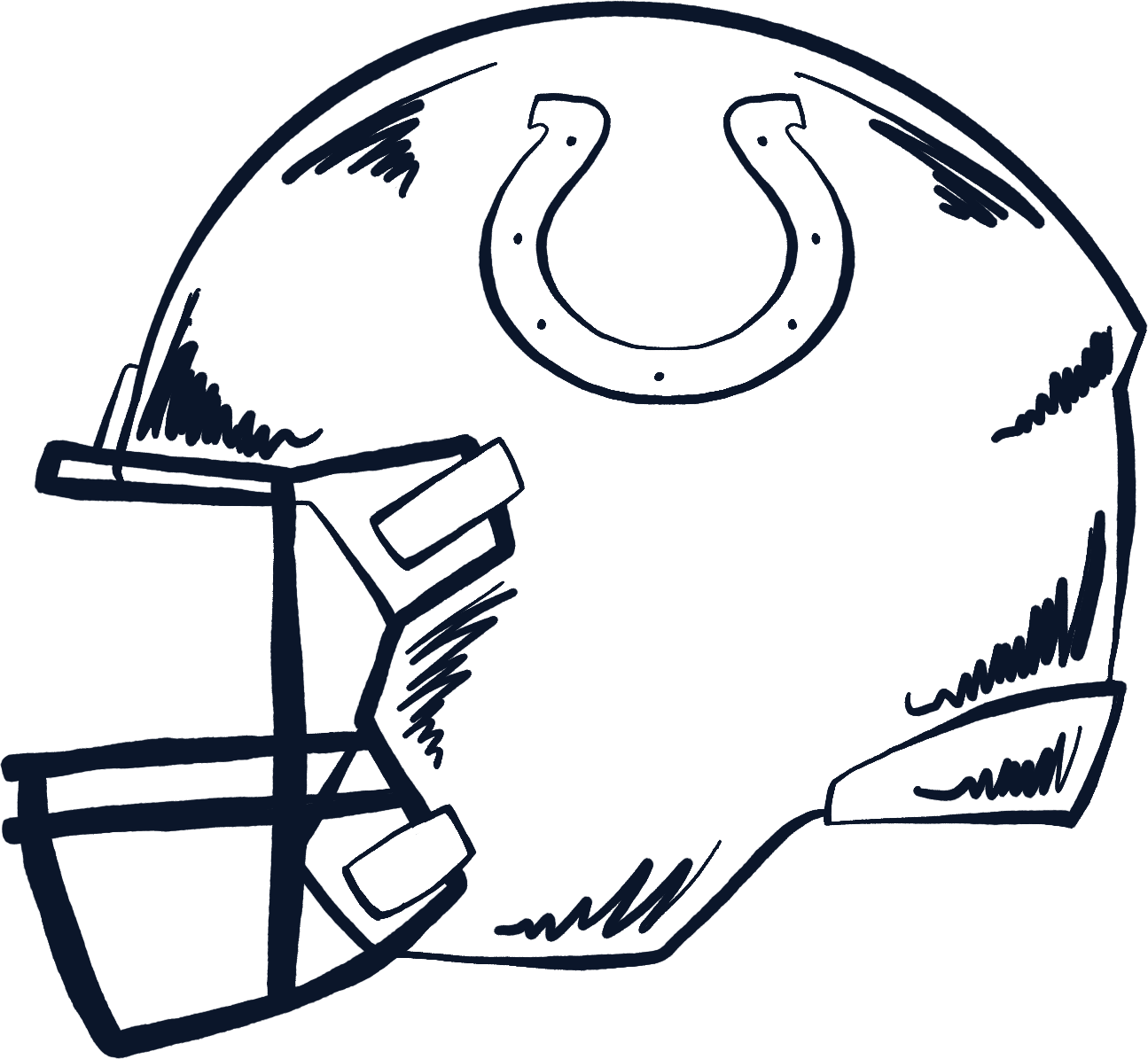 Colts helmet