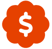 icon of a dollar sign