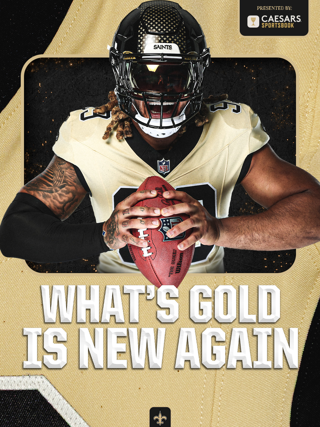 Saints New Gold Uniform Jerseys for 2025 - What's Gold is New Again!