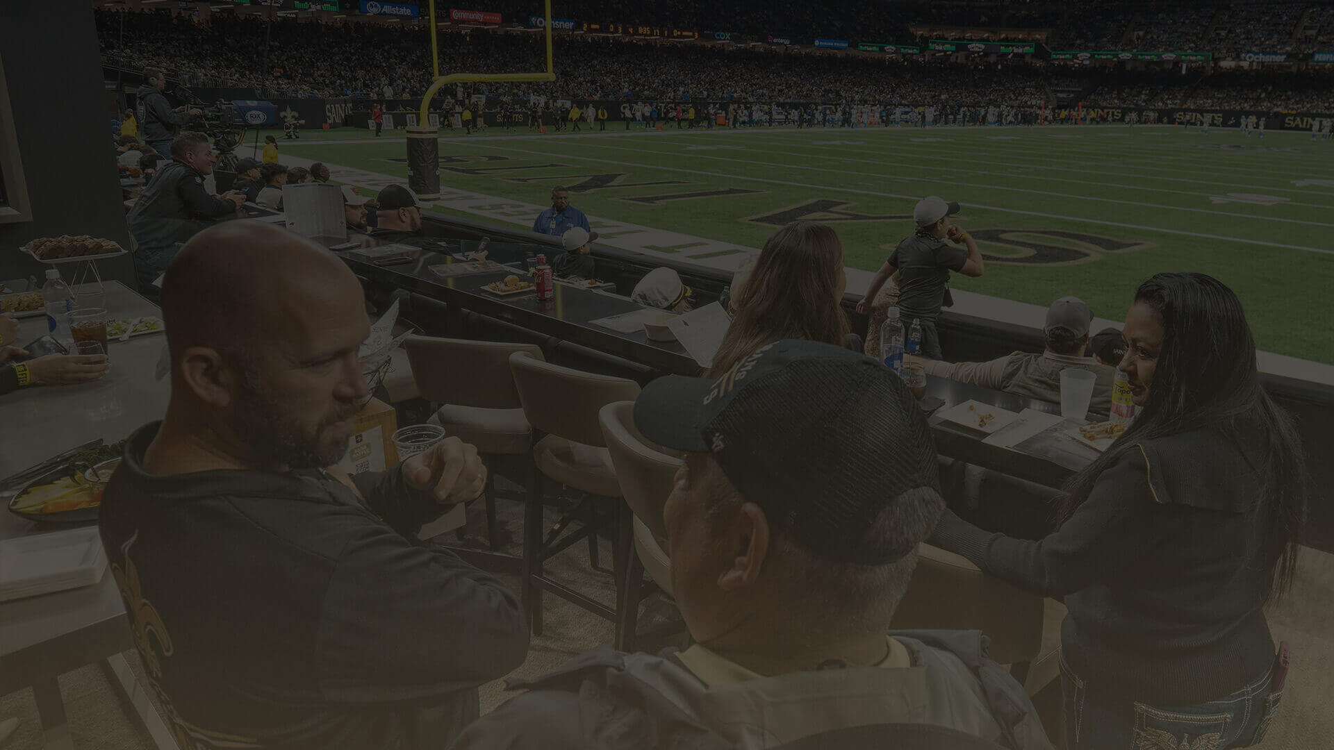 Saints Suites Field Level View