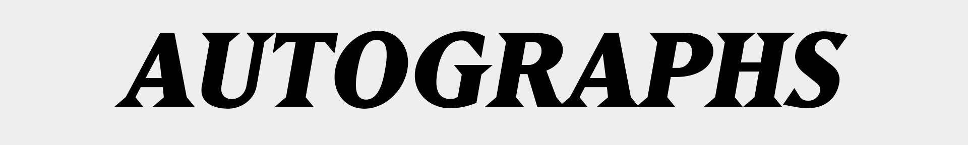 Autograph Header