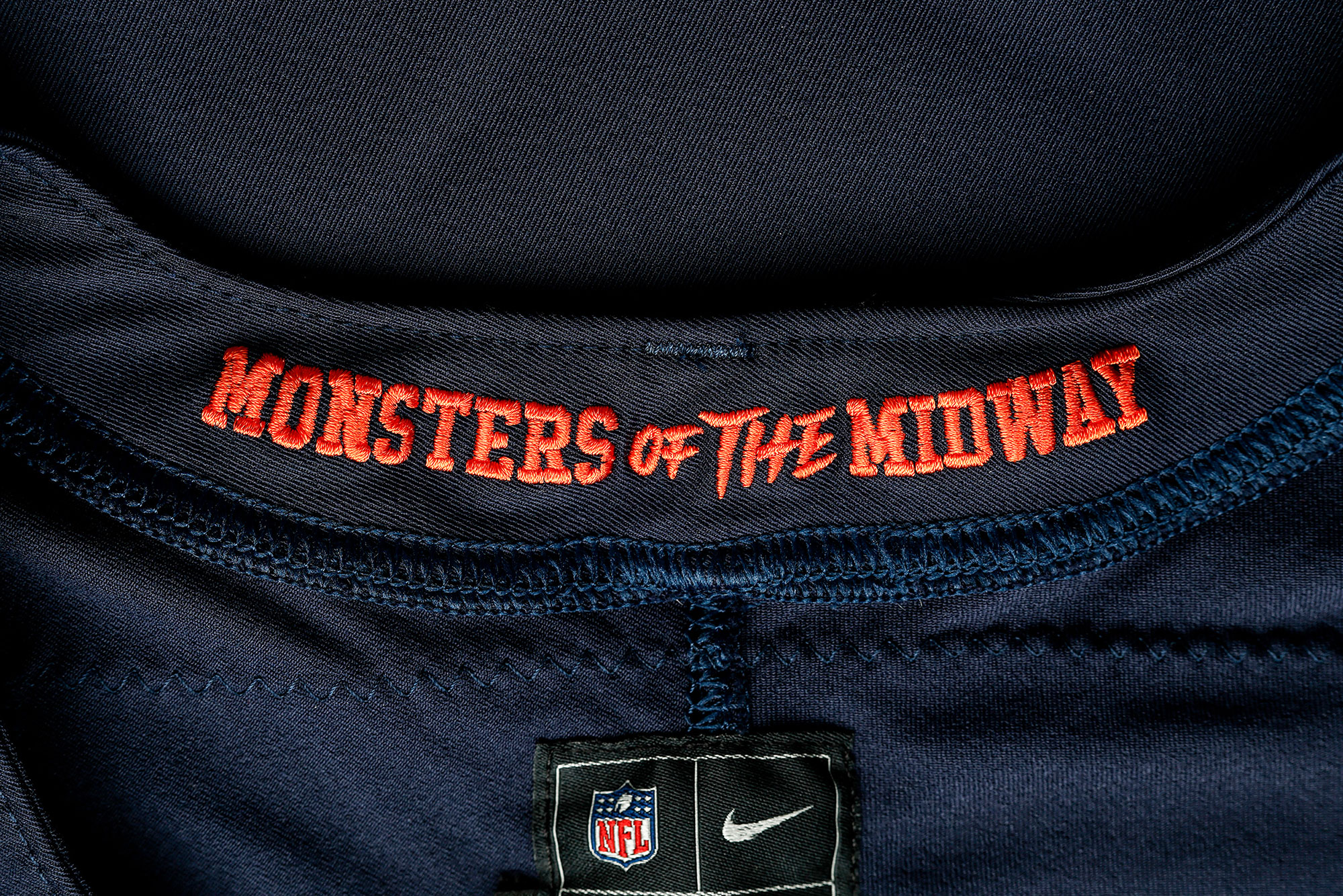 Jersey detail view: Monsters of the Midway