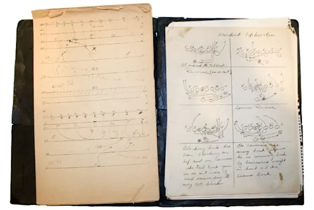 image: News Johnny Unitas' college playbook