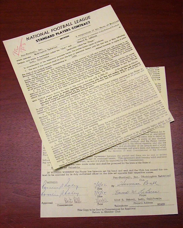 image: News Eddie LeBaron's contract