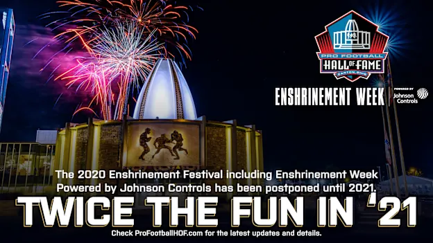 image: News Pro Football Hall of Fame Enshrinement Week Postponed Amid COVID-19 PandemicPostponed_1920x1080_copy