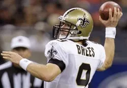 image: News Brees' 54-game TD streak