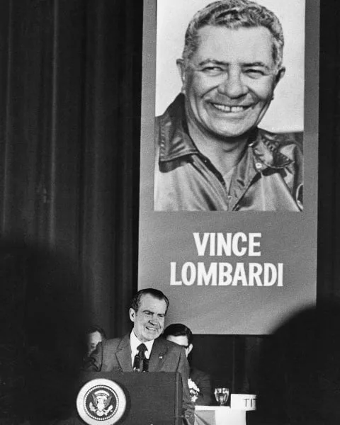 image: News President Richard Nixon Speaks at 1971 Gold Jacket DinnerNixonWeb