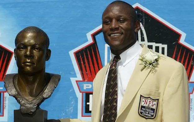 image: News Visiting the Hall of Fame as a Lions fanSandersBust