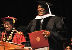 image: News Larry Little receives honorary Doctorate from Bethune-Cookman