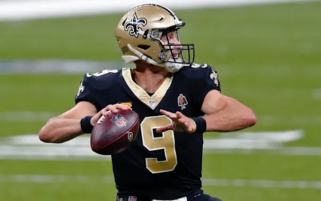 image: News Drew Brees Record Football Now On DisplayBrees1050WebStory