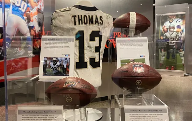 image: News Alvin Kamara Joins the Legendary Ernie NeversAKBall1050