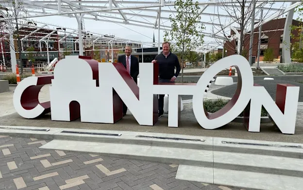 image: News NFL Commissioner Roger Goodell visits CantonGoodellCanton1050