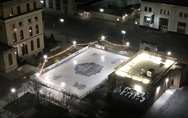 image: News Ice Rink Opens in Downtown Canton with HOF as a Major SponsorHOFIceRink1050