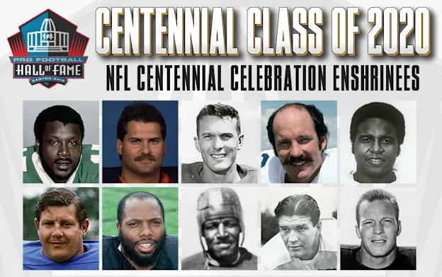 image: News Centennial Class of 2020 to be Enshrined in August and SeptemberCentennial_Enshrinees_Announcement_1050x660