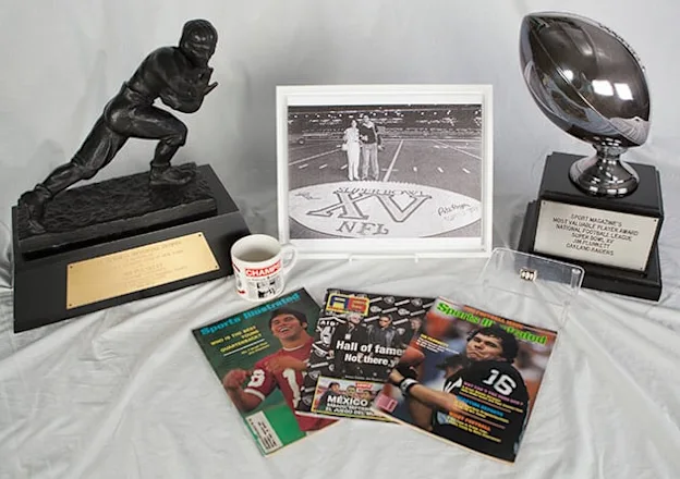 image: News Hall of Fame Exhibits Plunkett Artifacts