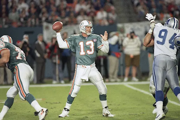 image: News Dan Marino eclipsed long-standing TD record 40 years agoDan-Marino_throwing-over-Cowboys_1000x667.jpg