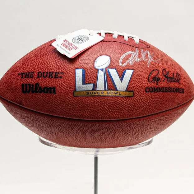 image: News Hall Receives Items from The Weeknd's Super Bowl LV Halftime ShowSBLVArtifactIG1