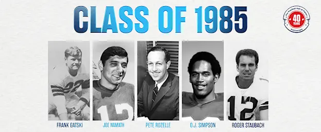 image: News Pro Football Hall of Fame Class of 1985 celebrates 40-year anniversary