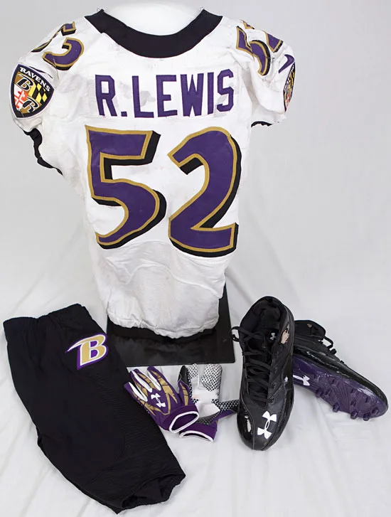 image: News Ray Lewis’ final game-worn uniform sent to the Hall of Fame