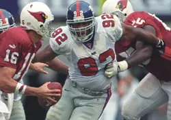 image: News Strahan was a sack master and run extraordinaire