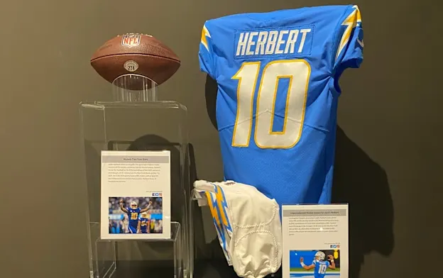 image: News Justin Herbert Sets Record in Sophomore SeasonHerbertBall1050Web-(1).jpeg