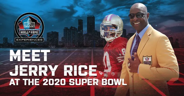 image: News Join Jerry Rice at the 2020 Super Bowl in the Gold Jacket ClubJerry-Rice-Web600