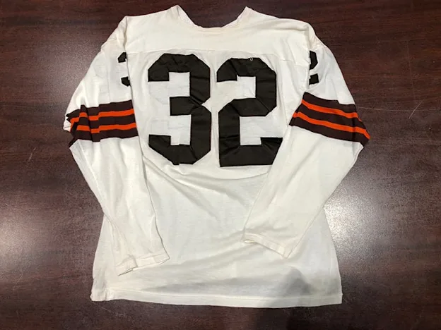 image: News HOF Receives Jim Brown Donationjim-brown-jersey-800