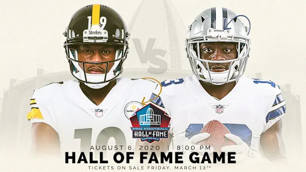 image: News The Pittsburgh Steelers History vs. the Dallas CowboysHall_of_Fame_Game_Announcement_1920x1080