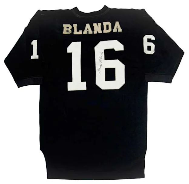 image: News George Blanda jersey