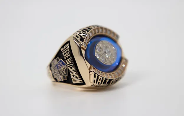 image: News Steve Hutchinson to Receive Hall of Fame Ring of ExcellenceHutchinsonRingWeb1050