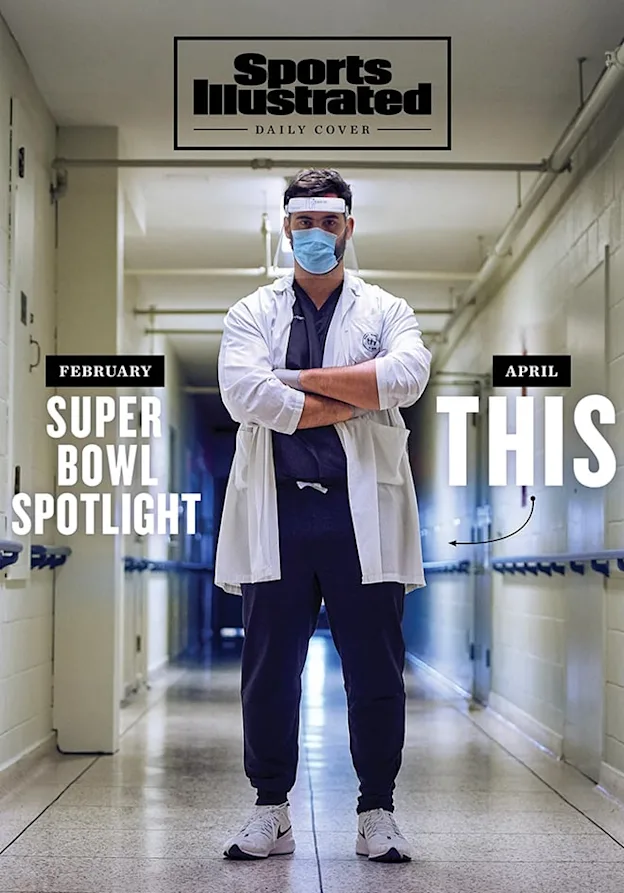 image: News A Blocker Moves to the Pandemics Front LineChiefs_Nurse_SI_1050